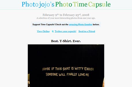 קפסולת זמן של PhotoJojo 