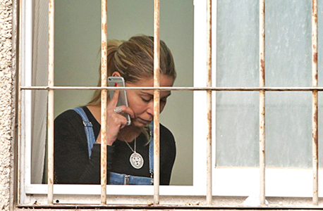 ענבל אור נחקרת באגף חקירות מעמ בירושלים 2, צילום: עמית שאבי