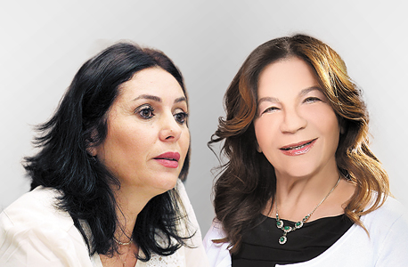 מימין ג יפית אשת יחסי ציבור ו שרת התרבות מירי רגב, צילומים: יח"צ, טלי מאייר