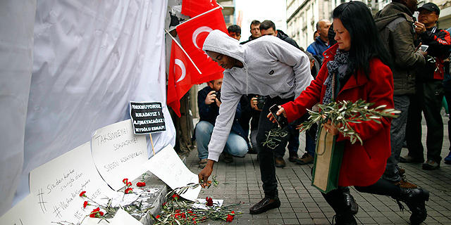 מקום הפיגוע באיסטנבול ביום שאחרי, צילום: איי פי