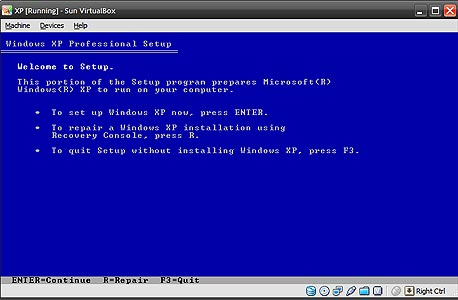 התקנת XP בתוך VirtualBox התקנת XP בתוך VirtualBox