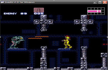 Super Metroid ב-Snes9x Super Metroid ב-Snes9x