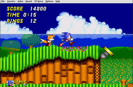 Sonic the Hedgehog 2 ב-Fusion Sonic the Hedgehog 2 ב-Fusion