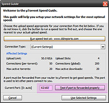 ה-Port של uTorrent ה-Port של uTorrent