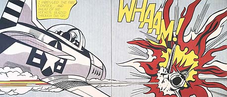 "Whaam!" של רוי ליכטנשטיין. "אמנות היא עניין טבעי כמו אהבה, כמו סקס" "Whaam!" של רוי ליכטנשטיין. "אמנות היא עניין טבעי כמו אהבה, כמו סקס"