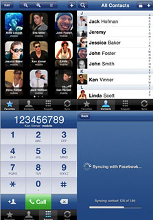 צילומי מסך מתוך MyPhone+ for Facebook צילומי מסך מתוך MyPhone+ for Facebook