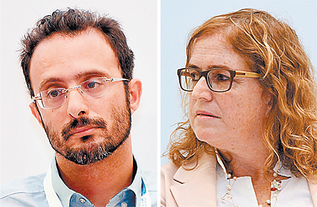 מימין ליאת בן־ארי וגיל דחוח מימין ליאת בן־ארי וגיל דחוח