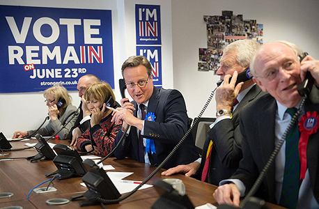 ראש ממשלת בריטניה דיויד קמרון מגייס תומכים להישארות באיחוד