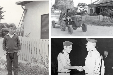 לייב בילדותו נוסע בטרקטור עם אחותו במושב בית חנן, ליד בית המשפחה וכקצין צעיר בתלפיות. "בכלל אהבתי פילוסופיה" לייב בילדותו נוסע בטרקטור עם אחותו במושב בית חנן, ליד בית המשפחה וכקצין צעיר בתלפיות. "בכלל אהבתי פילוסופיה"