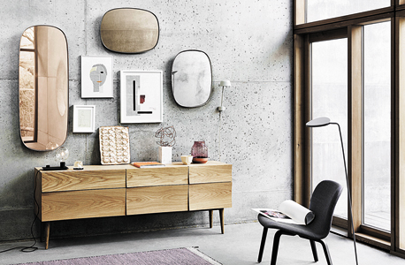 סדרת מראות של Muuto. משחקי קומפוזיציה סדרת מראות של Muuto. משחקי קומפוזיציה