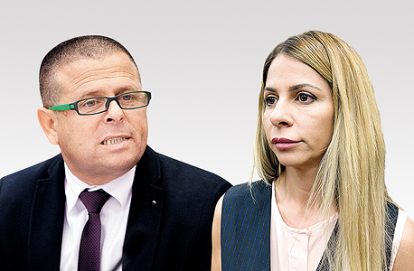 ענבל אור וח"כ איתן כבל, צילום: אוראל כהן, עומר מסינגר