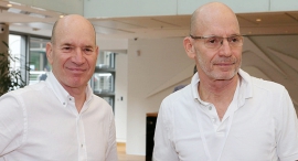 מימין: הראל שפירא וישראל שפירא מבעלי קבוצת שפיר מימין: הראל שפירא וישראל שפירא מבעלי קבוצת שפיר