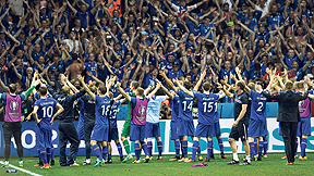 נבחרת איסלנד ב כדורגל, צילום: אי פי איי