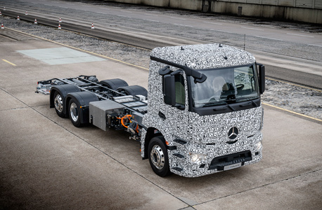 מרצדס URBAN E TRUCK. הבשורה היא ביכולת נשיאת המטענים מרצדס URBAN E TRUCK. הבשורה היא ביכולת נשיאת המטענים