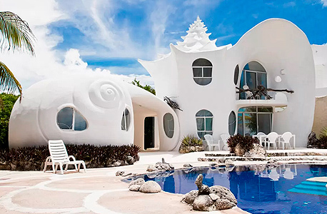  The Seashell House Casa Caracol איסלה מוחראס מכסיקו הכי AIRBNB , צילום: airbnb