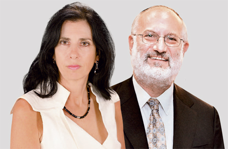 מימין אדוארדו אלשטיין ודורית סלינגר