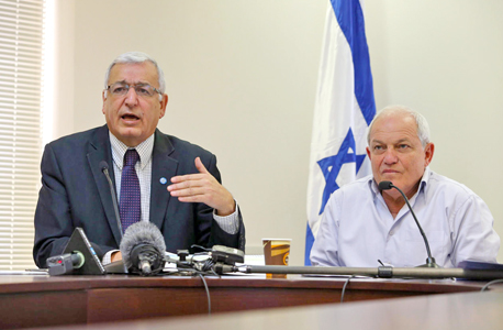 מימין: חיים כץ ושלמה מור יוסף מימין: חיים כץ ושלמה מור יוסף