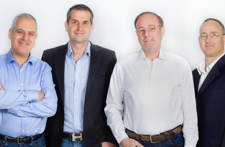Karamba's co-founders David Barzilai, Assaf Harel, Ami Dotan and Tal Ben-David. Photo: PR