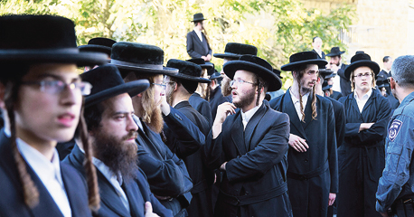 A demonstration against the Haredi Draft Bill in Jerusalem in 2016. Photo: Ohad Zwigenberg A demonstration against the Haredi Draft Bill in Jerusalem in 2016. Photo: Ohad Zwigenberg