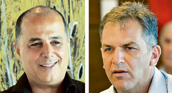 מימין: אמיר נחום ועמוס לוזון מימין: אמיר נחום ועמוס לוזון