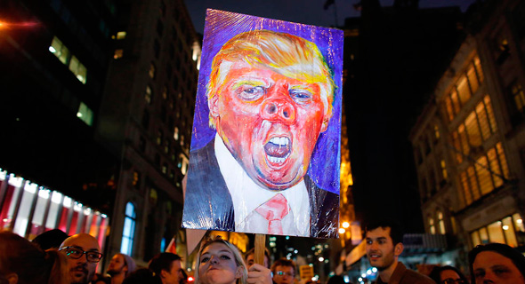 ההפגנה נגד טראמפ בשדרה החמישית בניו יורק