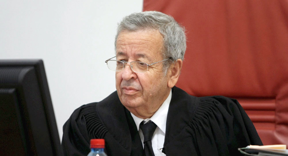 נציב תלונות הציבור על השופטים, השופט בדימוס אליעזר ריבלין, צילום: אלכס קולומויסקי