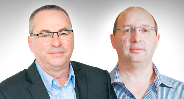 מימין: יו”ר ההסתדרות אבי ניסנקורן ונשיא התאחדות בוני הארץ רוני בריק. ועדת הבוררות לשכר עובדת יפה מימין: יו”ר ההסתדרות אבי ניסנקורן ונשיא התאחדות בוני הארץ רוני בריק. ועדת הבוררות לשכר עובדת יפה