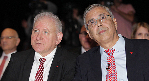 מימין: ציון קינן ויאיר סרוסי, מנכ"ל ויו"ר בנק הפועלים (בהתאמה) לשעבר מימין: ציון קינן ויאיר סרוסי, מנכ"ל ויו"ר בנק הפועלים (בהתאמה) לשעבר