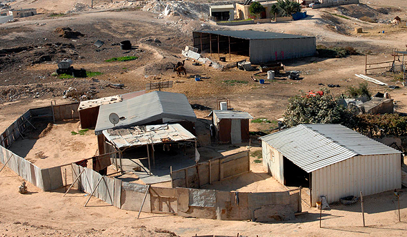 A Bedouin town in southern Israel. Photo: Haim Hornstein