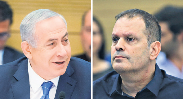 מימין: יו”ר מועצת התאגיד גיל עומר וראש הממשלה בנימין נתניהו. הכפפת התאגיד תדרוש שינוי חקיקה מימין: יו”ר מועצת התאגיד גיל עומר וראש הממשלה בנימין נתניהו. הכפפת התאגיד תדרוש שינוי חקיקה