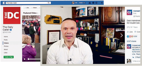 עמודי Conservative Review וה־Daily Caller. פרספקטיבה ימנית עמודי Conservative Review וה־Daily Caller. פרספקטיבה ימנית