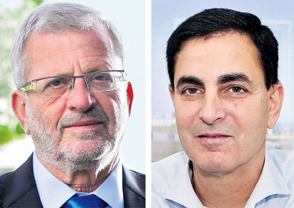 מימין מנהל החטיבה הבינלאומית לשעבר חיים הורביץ ומנכ"ל טבע יצחק פטרבורג מימין מנהל החטיבה הבינלאומית לשעבר חיים הורביץ ומנכ"ל טבע יצחק פטרבורג