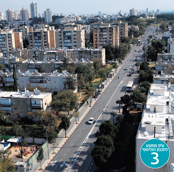 רחוב לה גווארדיה בת"א כיום רחוב לה גווארדיה בת"א כיום
