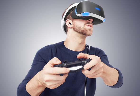 הטכנולוגיה עוד בחיתוליה. פלייסטיישן VR של סוני הטכנולוגיה עוד בחיתוליה. פלייסטיישן VR של סוני