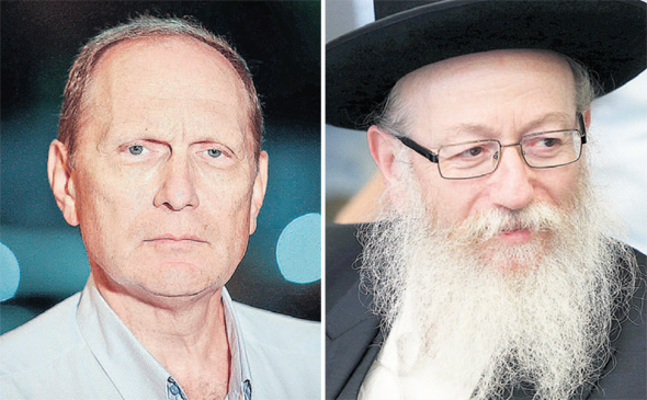 שר הבריאות יעקב ליצמן ויו"ר הסתדרות הרופאים ליאוניד אידלמן שר הבריאות יעקב ליצמן ויו"ר הסתדרות הרופאים ליאוניד אידלמן