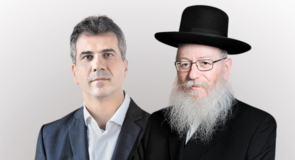 מימין: שר הבריאות יעקב ליצמן ושר הכלכלה אלי כהן. מסעדן: "תהיה כאן פגיעה קשה בהכנסות התעשייה" מימין: שר הבריאות יעקב ליצמן ושר הכלכלה אלי כהן. מסעדן: "תהיה כאן פגיעה קשה בהכנסות התעשייה"