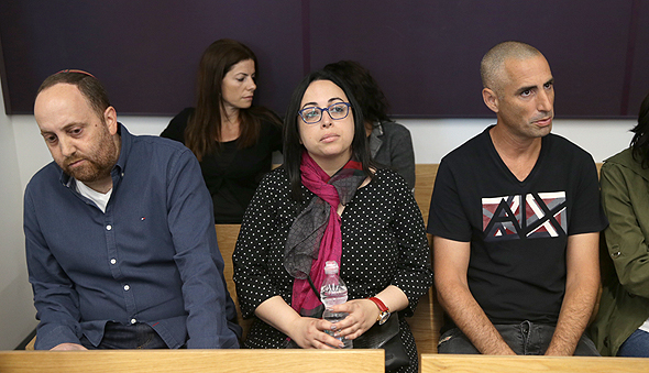 מימין דוד אדרי סמנכ"ל הברוקראז' לשעבר בפסגות ומשמאל שי בן דוד מימין דוד אדרי סמנכ"ל הברוקראז' לשעבר בפסגות ומשמאל שי בן דוד
