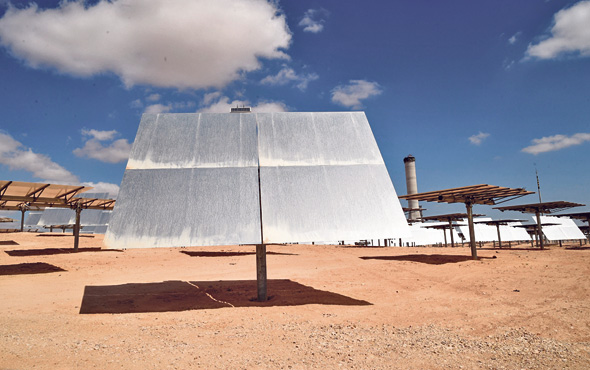Solar energy panels. Photo: Haim Hornstein Solar energy panels. Photo: Haim Hornstein