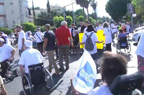 הפגנת הנכים בתל אביב הפגנת הנכים בתל אביב
