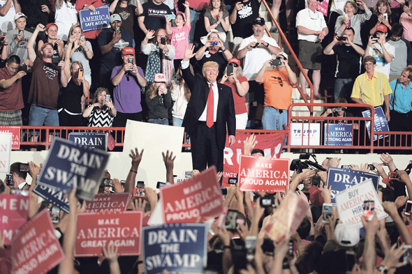 Donald Trump campaigning. Photo: AFP Donald Trump campaigning. Photo: AFP