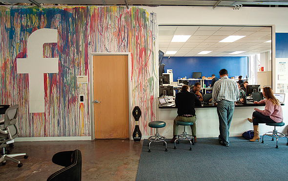 Facebook offices. Photo: AFP