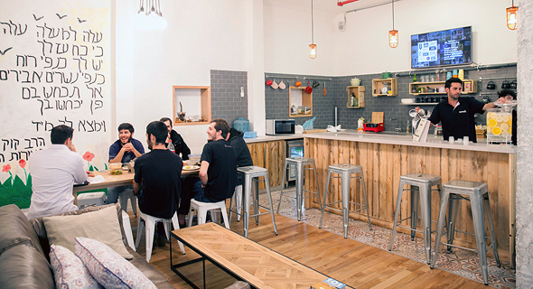 A WeWork location in Tel Aviv. Photo: Orel Cohen A WeWork location in Tel Aviv. Photo: Orel Cohen