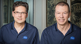 מימין עמית בן דב איילון רשף מייסדי גונג GONG, צילום: מקס מורון