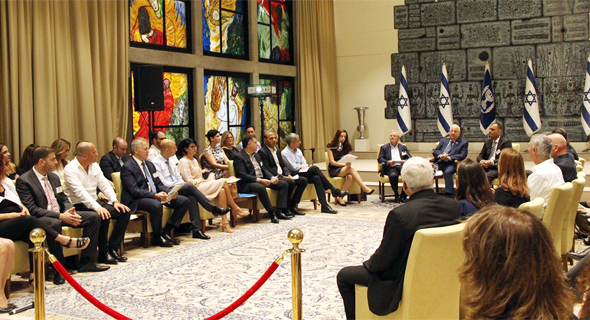 מפגש Collective Impact בבית הנשיא. נציגי 13 החברות, בכירים בממשלה ונשיא המדינה מפגש Collective Impact בבית הנשיא. נציגי 13 החברות, בכירים בממשלה ונשיא המדינה