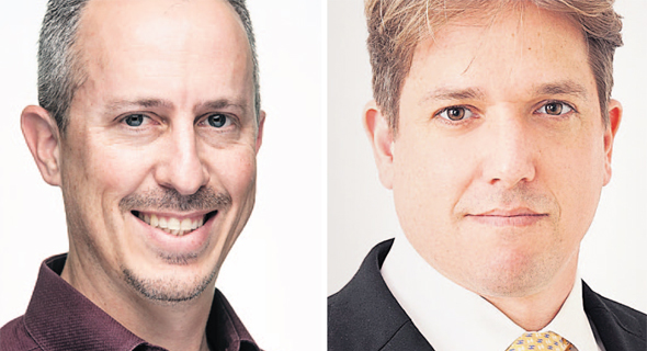 GE Digital Stratups Program Manager Yinnon Dolev (left), IQP CEO Guy Kaplinski (right)