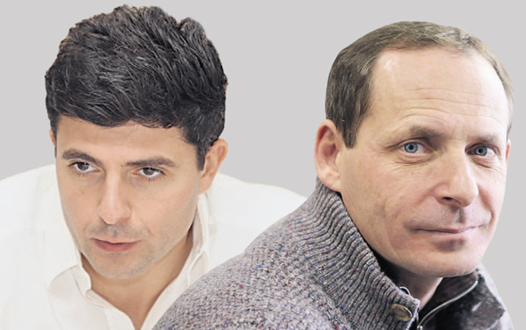 מימין מנכ"ל ומייסד גט שחר וייסר ומנכ"ל יאנדקס ארקדי וולוז' מימין מנכ"ל ומייסד גט שחר וייסר ומנכ"ל יאנדקס ארקדי וולוז'