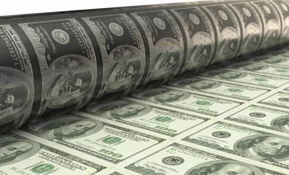 Printing dollars. Photo: Shutterstock Printing dollars. Photo: Shutterstock