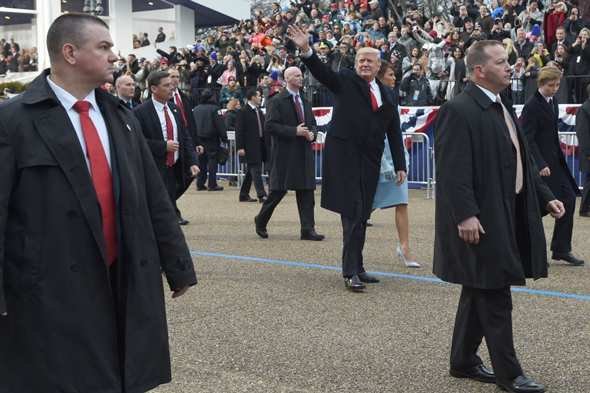 סוכני השירות החשאי ארה"ב נשיא ארה"ב דונלד טראמפ, צילום: גטי אימג'ס