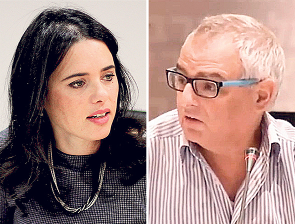 מימין: פראוור ושקד. לא עמד בלחץ מימין: פראוור ושקד. לא עמד בלחץ
