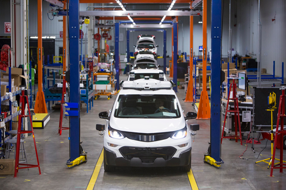 General Motors autonomous cars. Photo: Jeffrey Sauger for General Motors